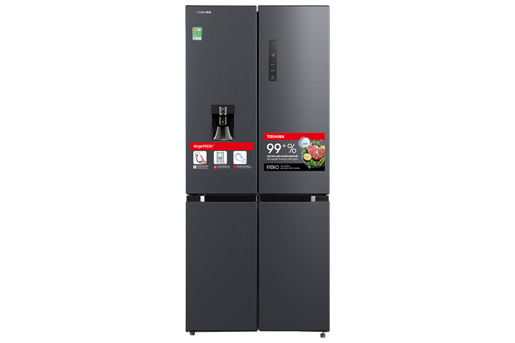 Tá»§ láº¡nh Toshiba Inverter 509 lÃ­t Multi Door GR-RF605WI-PMV(06)-MG